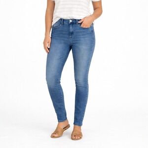 Judy Blue Mid-Rise Vintage Skinny Jeans Medium Wash JB82548 Size 11/30